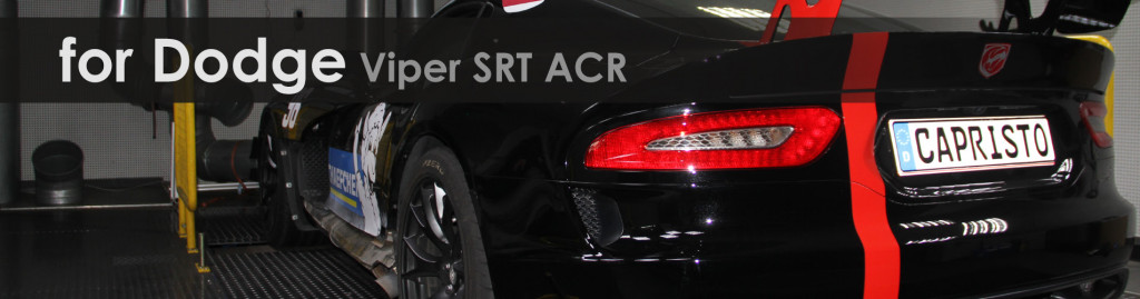Capristo Dodge Viper ACR Valved Exhaust and Downpipes-1